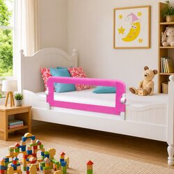 Toddler Safety Bed Rail in Pink, 102 x 42 cm