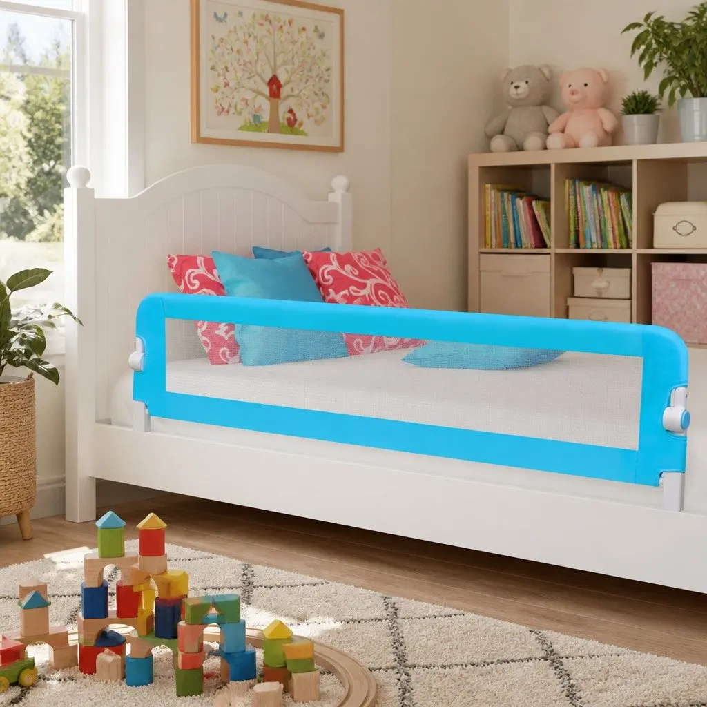 Toddler Safety Bed Rail 180x42 cm Foldable Child Fall Protection Guard