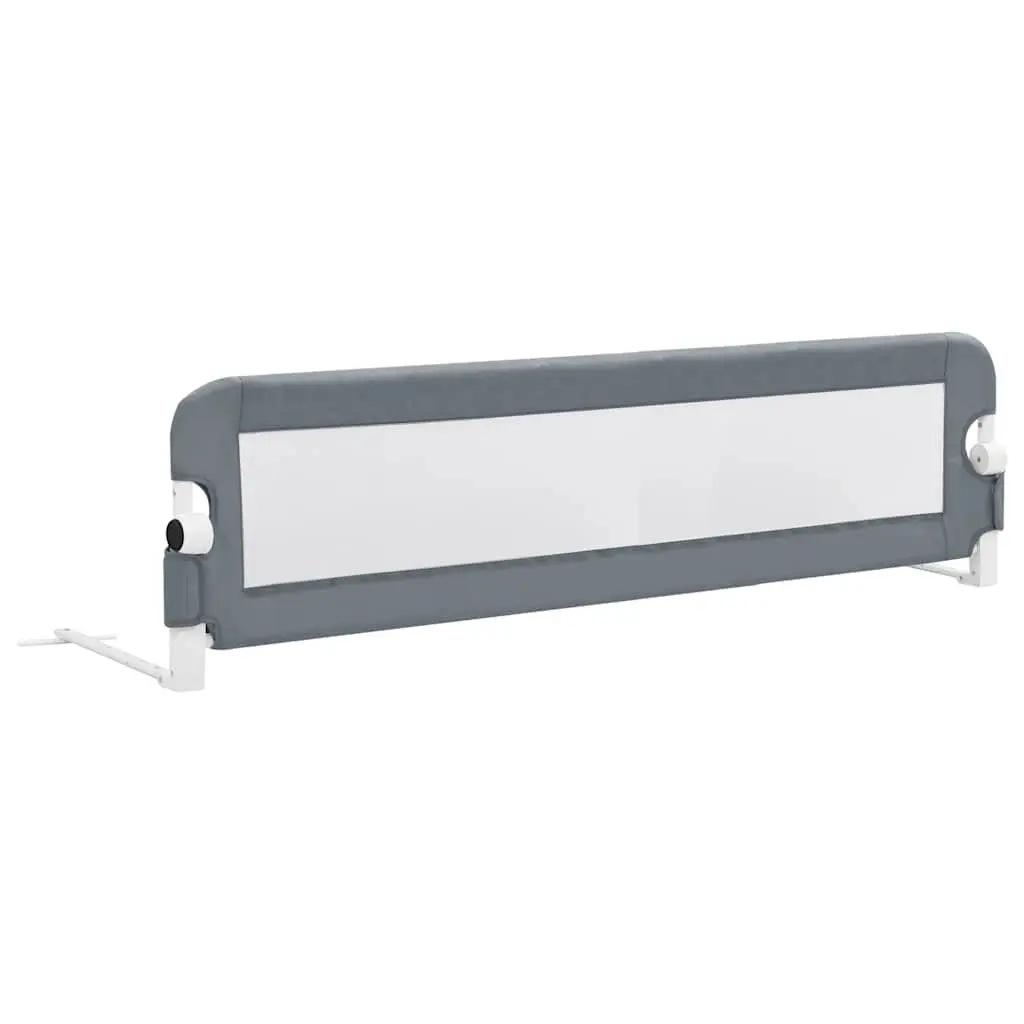 Toddler Safety Bed Rail 120x42cm Foldable Protective Sleep Guard Grey