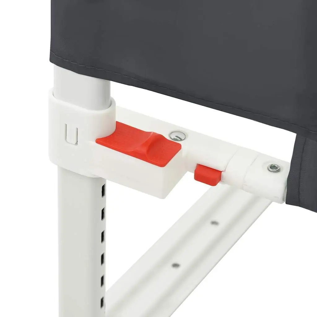 Toddler Bed Rail 140x25cm Adjustable Height Washable Fabric Protection Guard