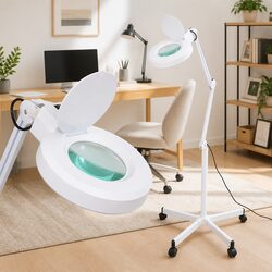 Enhance Your Workspace with a Standing Magnifying Lamp