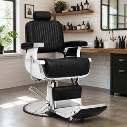 Elevate Your Salon Experience with a Stylish Black Barber Chair