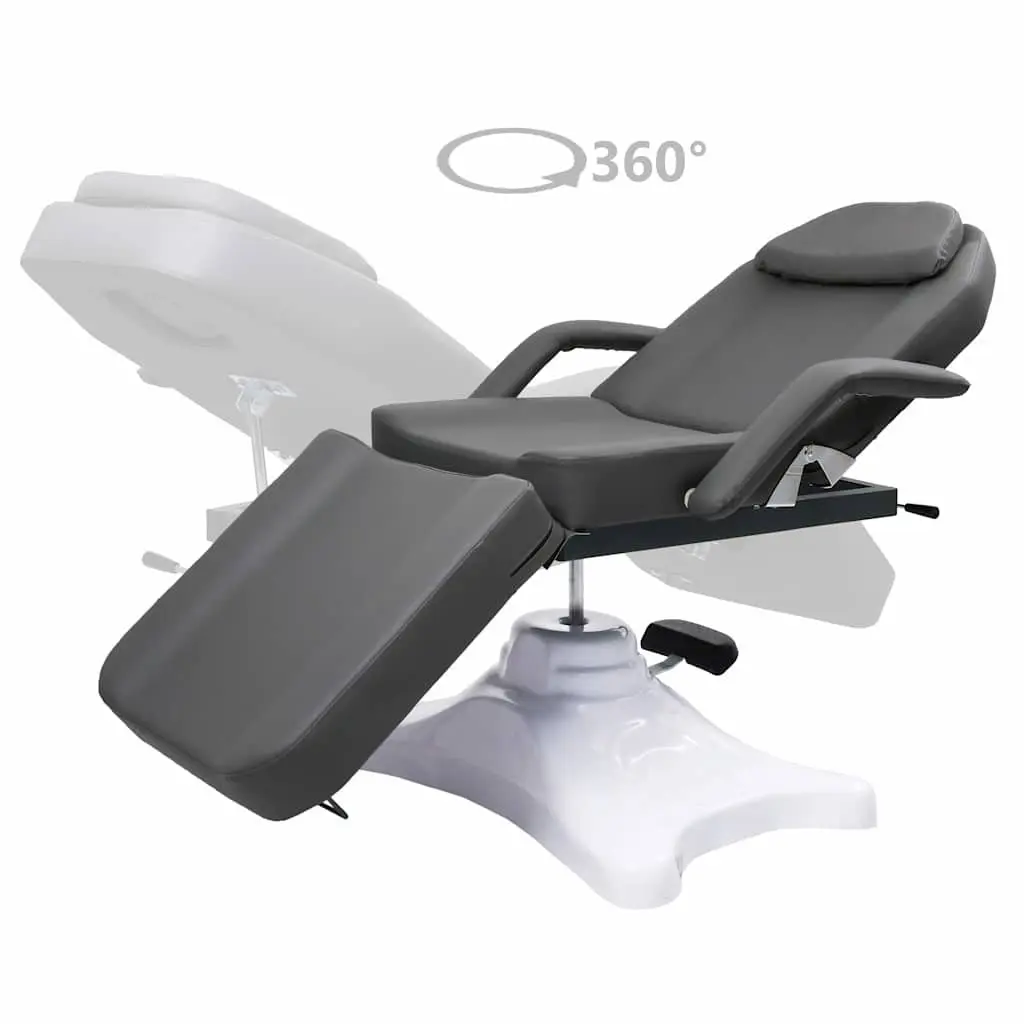 Massage Table Adjustable Backrest Footrest Rotating Beauty Salon Facial