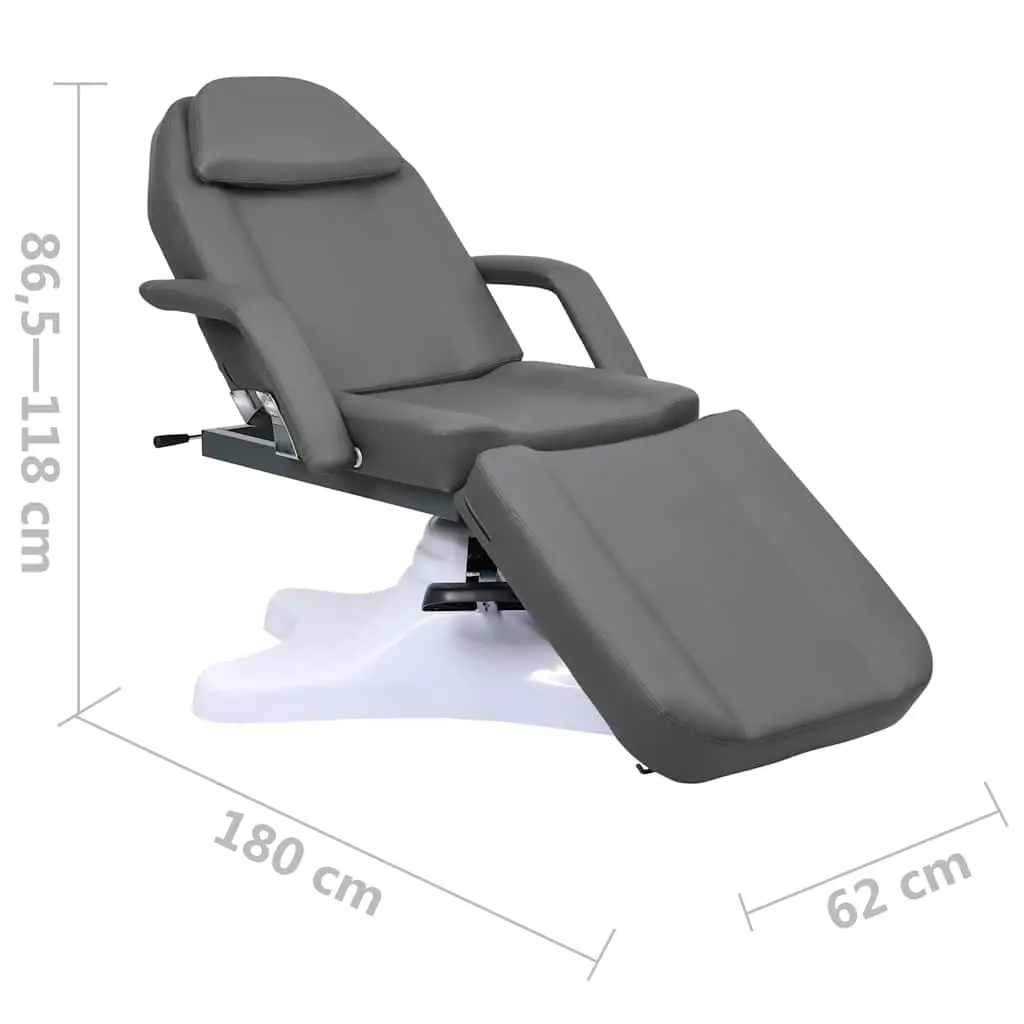 Massage Table Adjustable Backrest Footrest Rotating Beauty Salon Facial