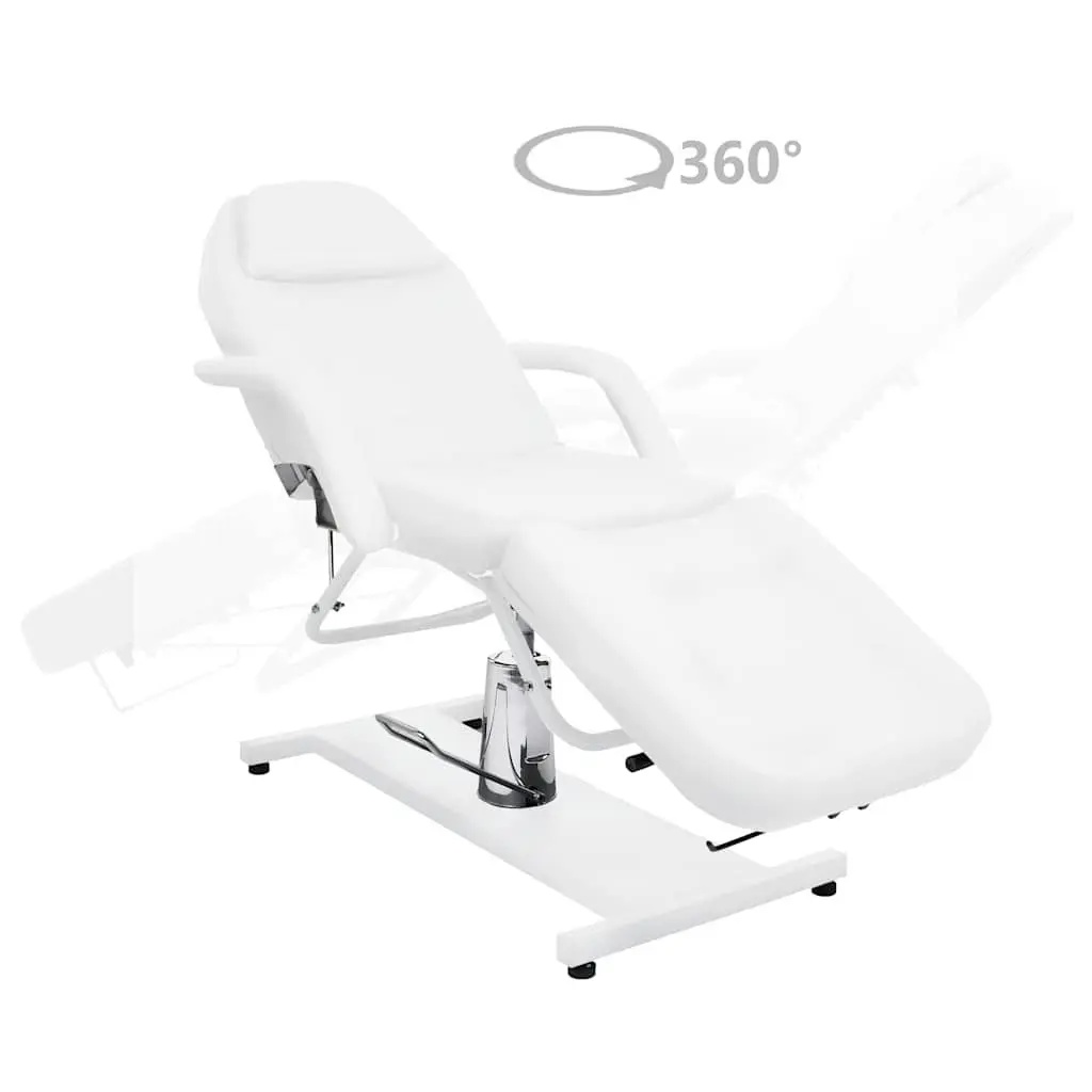 Massage Table White Salon Beauty Bed Facial Treatment 180x62cm Adjustable