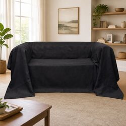 Elevate Your Living Space with This Suede Couch Cover