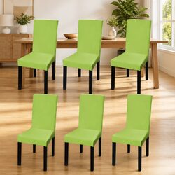 Enhance Your Space with Green Chair Covers - Set of 6