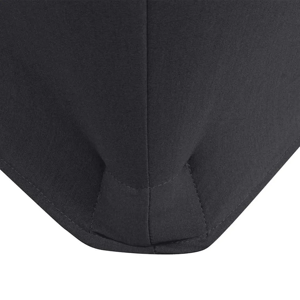 Stretch Table Slipcovers 183x76x74 cm Anthracite Rectangular Protection 2 Piece