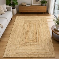 Enhance Your Space with Handmade Braided Jute Rug