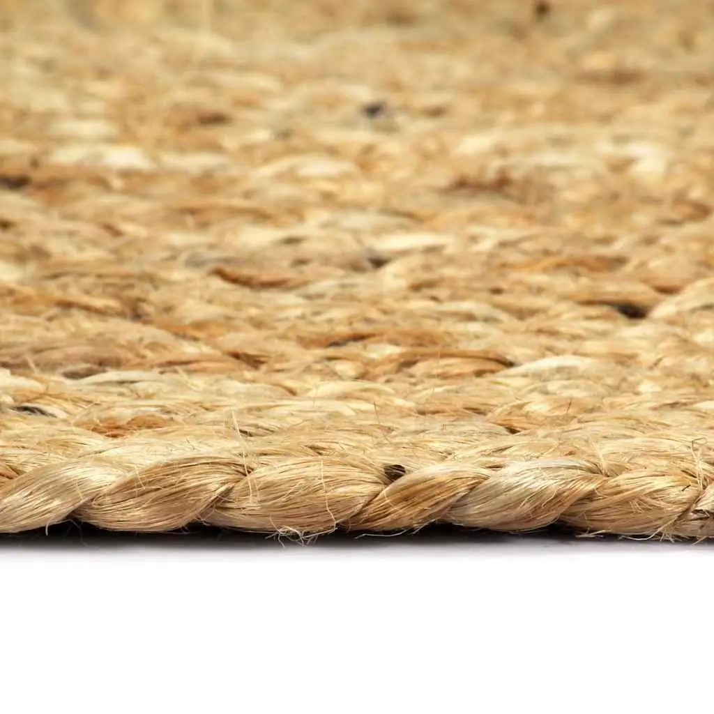 Handwoven Jute Placemats 38cm Natural Brown Unique Set of 4