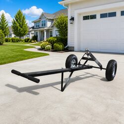 275kg Utility Trailer Dolly RV Camper Boat Hand Dolly All-Terrain Inflatable