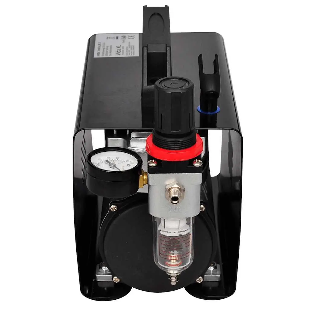 Airbrush Compressor Set 255x135x220mm Mini Piston with 3 Spray Guns and Accessories for Art Craft Hobby