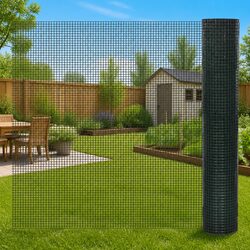 Enhance Your Garden with a 10x1m Green Wire Mesh Fence