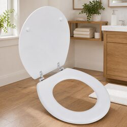 Elevate Your Bathroom with a White MDF Toilet Seat