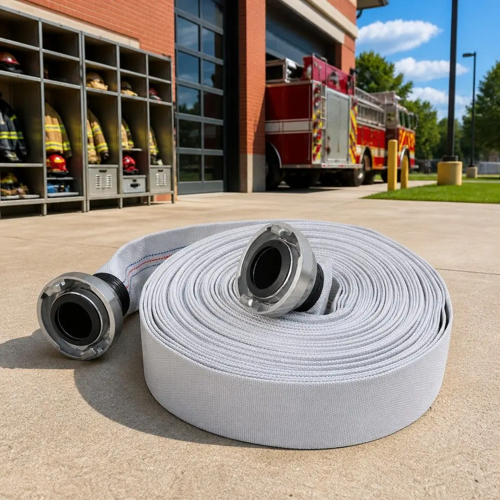 Fire Hose Flat Hose 30m 2 Inch C-Storz Couplings Water Pump Installation