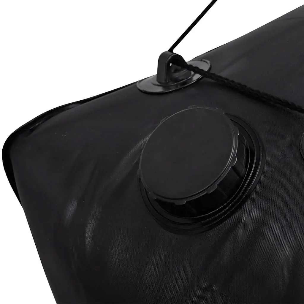 Solar Camp Shower 40L Portable Outdoor Bath Black PVC Weather Resistant
