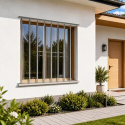 Enhance Your Space with a 4 Crossbar Adjustable Security Grille