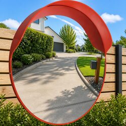 60cm Convex Traffic Mirror Enhancing Outdoor Safety