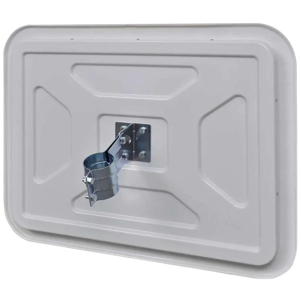 Convex Traffic Mirror 60 x 80 cm Shatter-proof Outdoor Road Safety Reflector