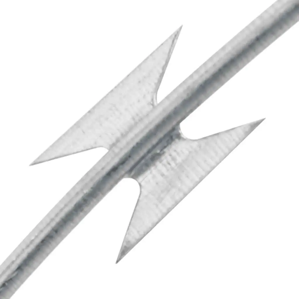 Razor Wire Coiled Galvanised Steel 150m Barbed Security Fence Protection