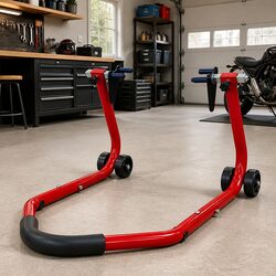 Enhanced Motorcycle Front Stand for Easy Maintenance