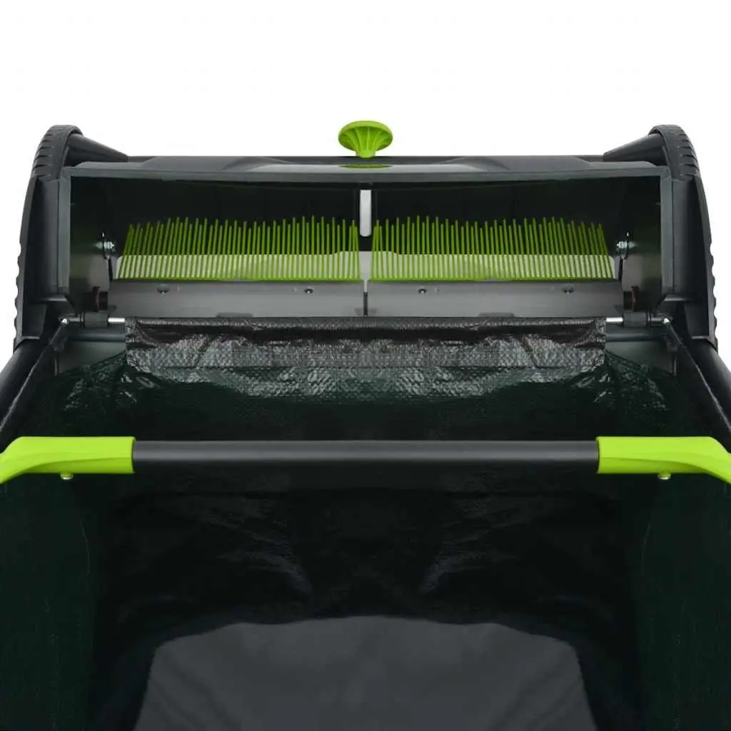 Lawn Sweeper 103L Lightweight Push Grass Leaf Collector Adjustable Height Garden Tool