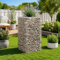 Stylish Gabion Raised Bed to Enhance Your Garden Space