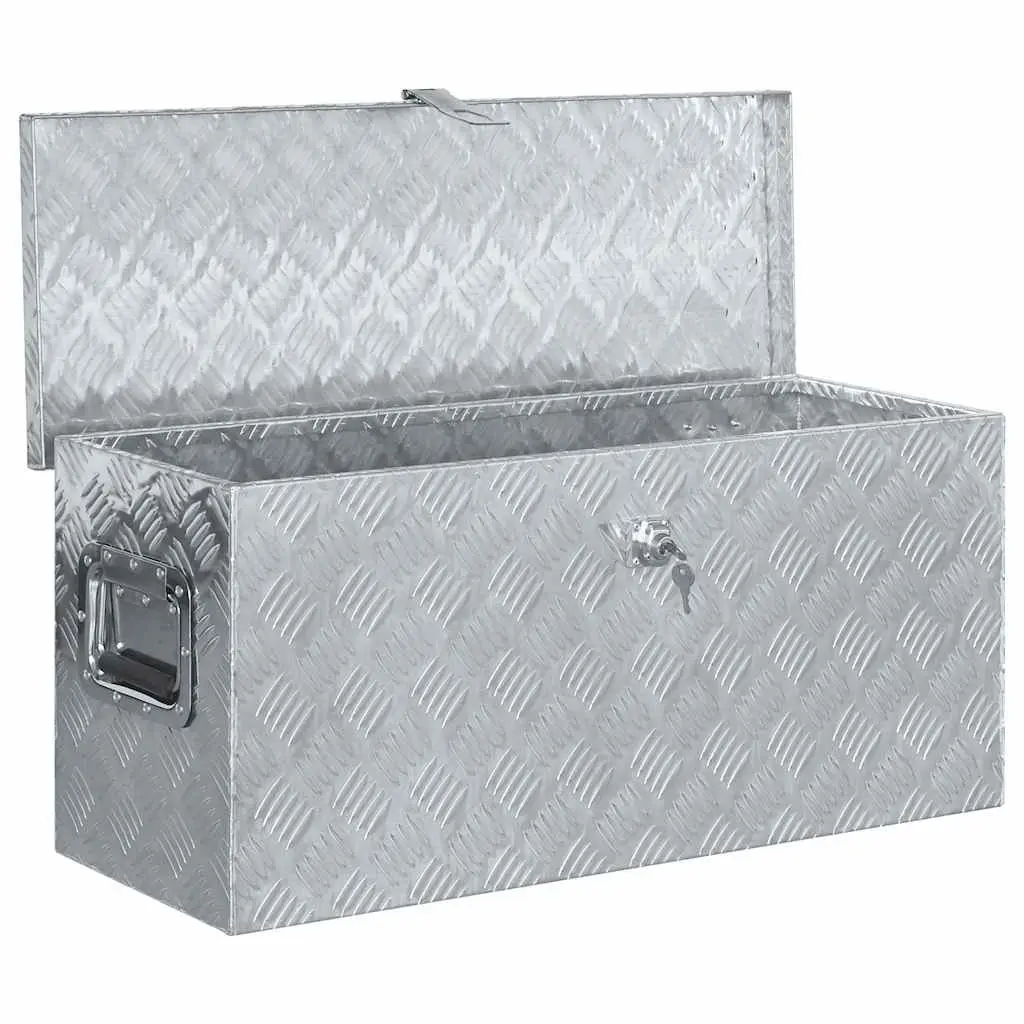 Aluminium Tool Box Storage Case 80x30x35 cm Portable Locking System