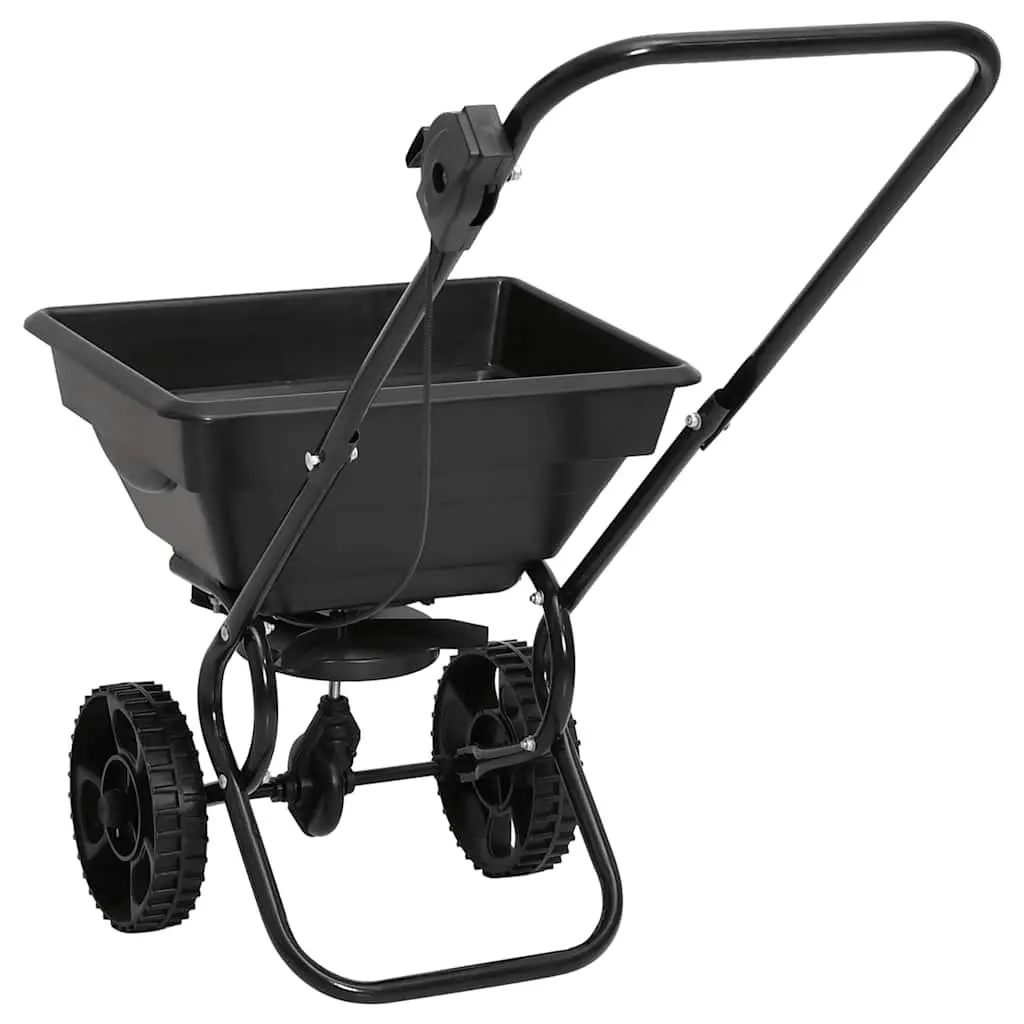 Walk Behind Salt Spreader 80x46x75cm Tubular Steel Frame Large PVC Hopper