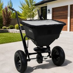 Effortless Lawn Care with Walk Behind Spreader 45L