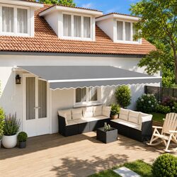 Elevate Your Outdoor Space with a 450 x 300 cm Awning Frame