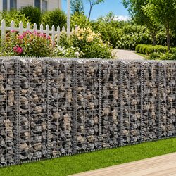 Gabion Wall Basket for Modern Landscapes 20x20x100 cm