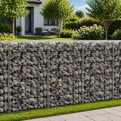 Enhance Your Landscape with a Gabion Wall Fence Panel
