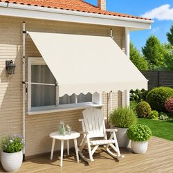 Enhance Your Outdoor Space with a Cream Retractable Awning