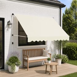 Enhance Your Garden with a 300cm Cream Retractable Awning