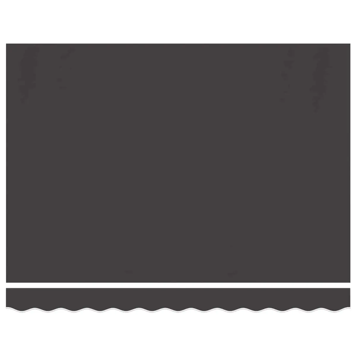 Awning Replacement Fabric 3.5x2.5 m UV Resistant Polyester Anthracite Grey