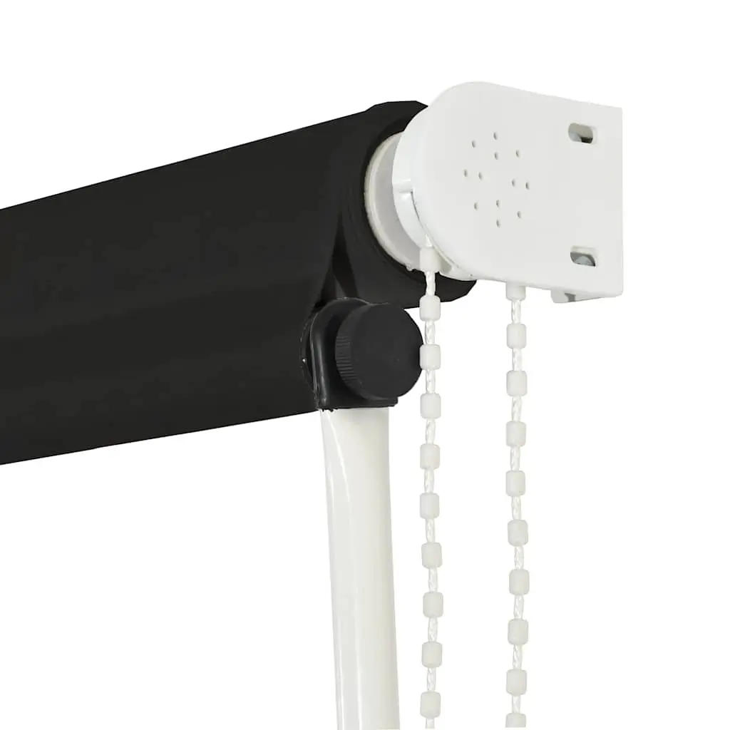 Retractable Awning 250x150 cm Anthracite Water UV Weather Resistant Fabric Sturdy Steel Frame