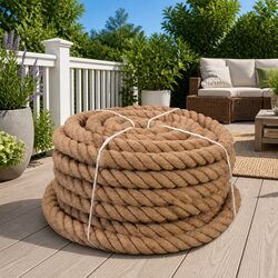 Enhance Your Garden with 30mm Brown Jute Rope 50m