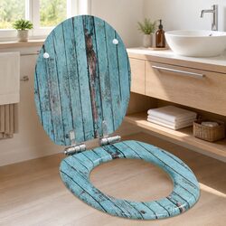 Transform Your Bathroom with a Turquoise Soft Close Toilet Seat