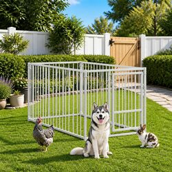 Outdoor Dog Kennel 100x200x100 cm for Your Pet's Safety