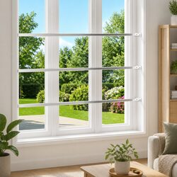 Enhance Your Space with Adjustable Security Window Bars 3 pcs