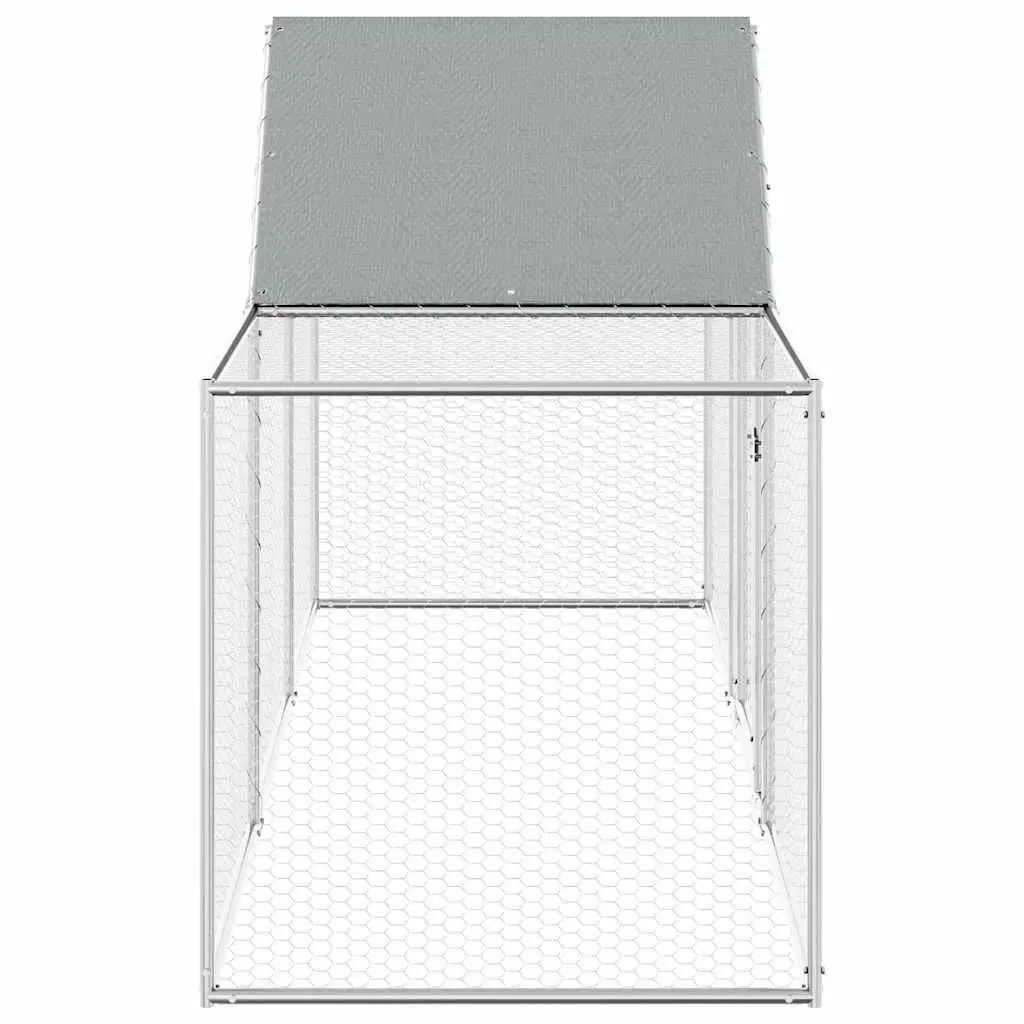 Chicken Coop 3x1x1.5m Galvanised Steel Durable Garden Poultry House Run Enclosure