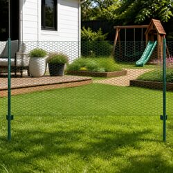 Enhance Your Garden with a 25x0.5m Green Wire Fence Panel