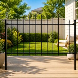 Enhance Your Outdoor Space with a Steel Fence Panel 170x150 cm
