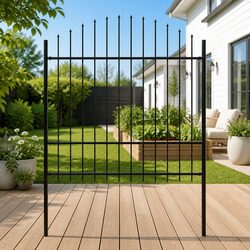 Enhance Your Garden with a Stylish Steel Fence Panel 170x175cm
