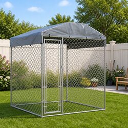 Enhance Your Outdoor Space with This Spacious Dog Kennel
