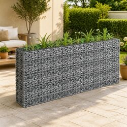 Elevate Your Outdoor Space with a Gabion Planter