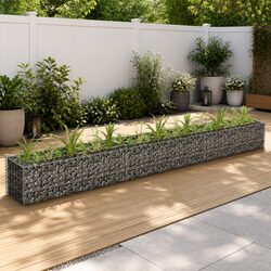 Enhance Your Garden with a Galvanised Steel Gabion Bed