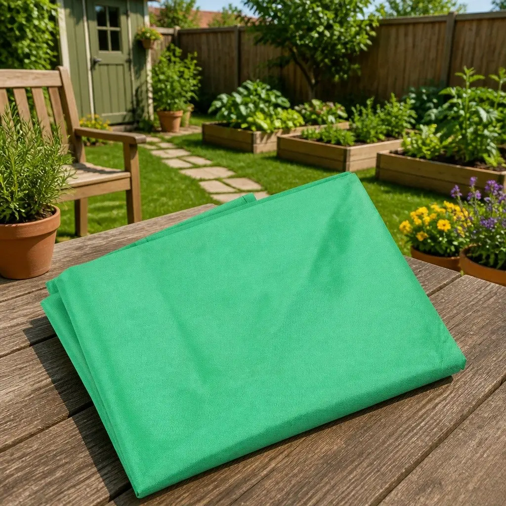 Utility Wagon Liner Green Heavy Duty Weather Resistant 600D Polyester Fabric