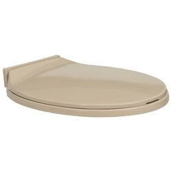 Enhance Your Bathroom with a Beige Oval Toilet Seat